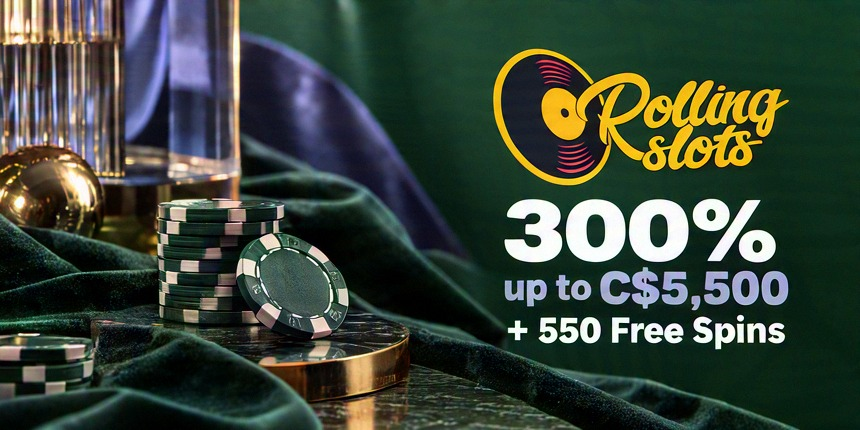 Neteller Rolling Slots 300% up to C$5,500 + 550 Free Spins