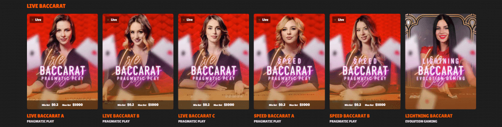Payout Baccarat Types in Canada